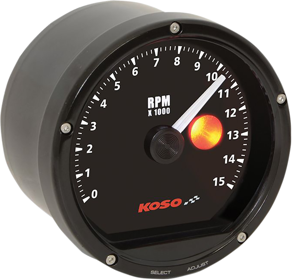 D75 Tachometer Black, 1, nordicamoto.ro