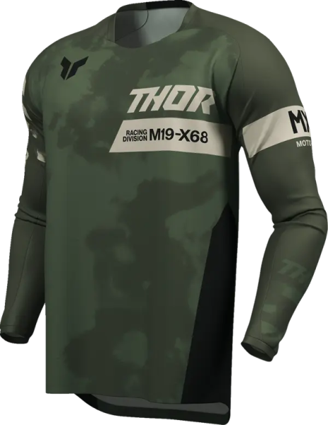 Launchmode Bleach Jersey Green, Black -3