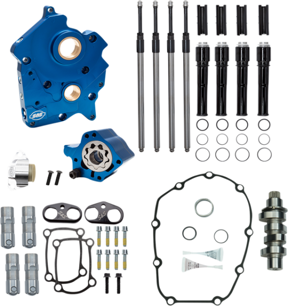 Cam Chest Kit For M-eight Engine Black, Gloss, 1, nordicamoto.ro