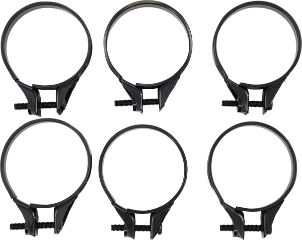 MOOSE RACING Oem Carburetor Clamps Black -0