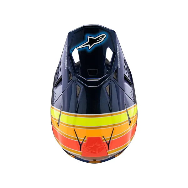 Casca Alpinestars S-M10 Tld 25 Blue/Orange/Yellow-2