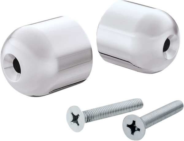 Bar End Weights Silver, 2, nordicamoto.ro
