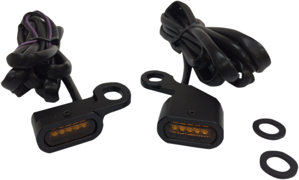 Led Handlebar Marker Lights Black, 1, nordicamoto.ro