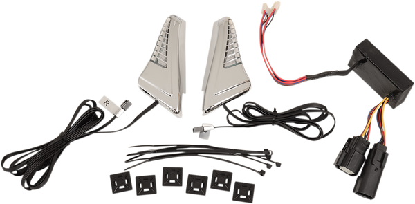 Snake Eyes Light Kit With Controller For Tour-pak® Chrome, 1, nordicamoto.ro