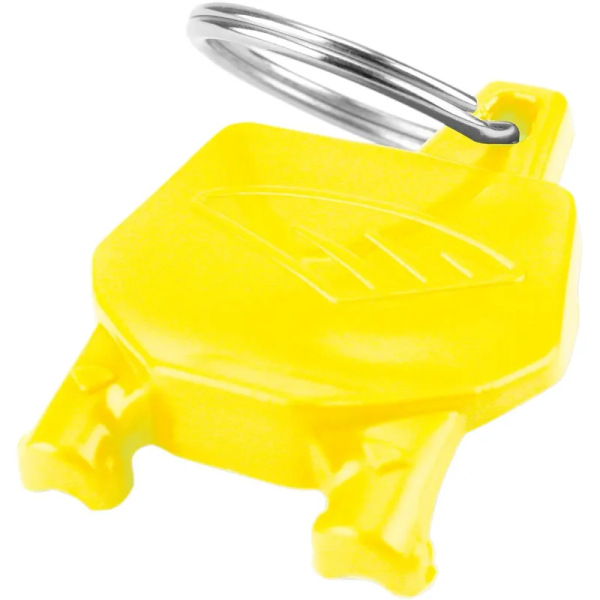 Number Plate Key-ring Yellow-3