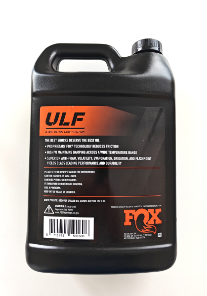 FOX Suspension oil, 5WT ULF, 1 Gallon [3785ml]-0