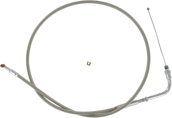 Stainless Steel Throttle/idle Cable Silver Standard, 1, nordicamoto.ro