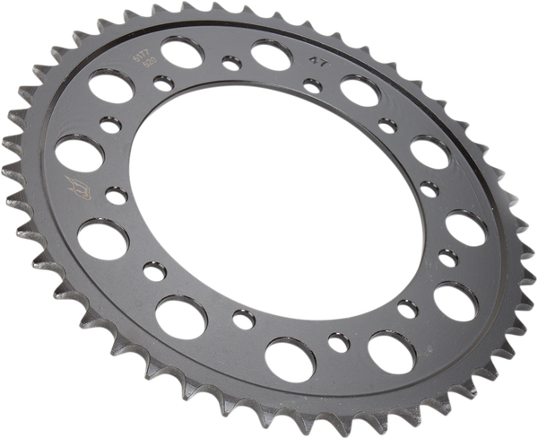 Lightweight Steel Sprocket Black, Zinc, 1, nordicamoto.ro