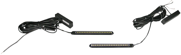 Dynamic 4.5(r) Amber/white Led Light Bar Black, 1, nordicamoto.ro
