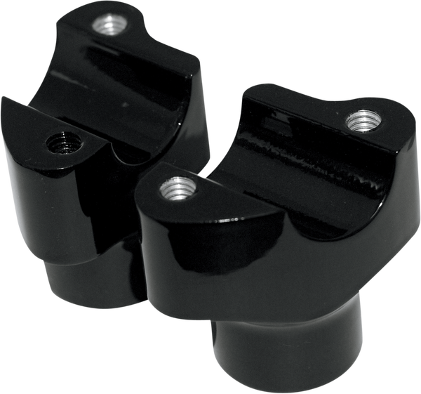 Buffalo Billet Aluminum Handlebar Riser Black, 1, nordicamoto.ro