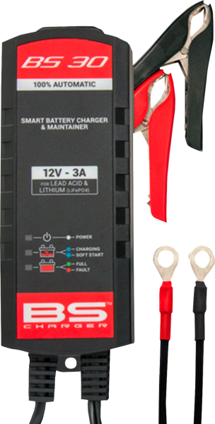 Smart Battery Charger & Maintainer Black -0