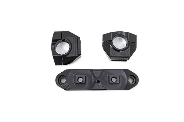 2d.gt Handlebar Risers Black, 2, nordicamoto.ro