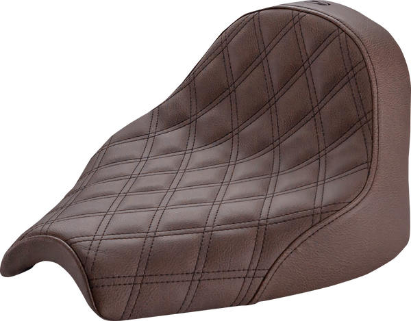 Renegade Lattice Stitched Solo Seat Brown, 1, nordicamoto.ro