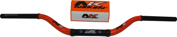 Oversize Handlebar Fluorescent Orange, White, 1, nordicamoto.ro