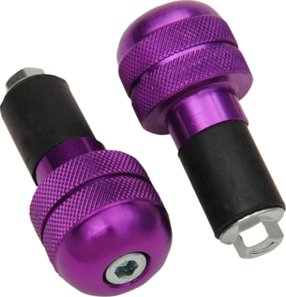 Anti-vibration Handlebar End Purple, 1, nordicamoto.ro