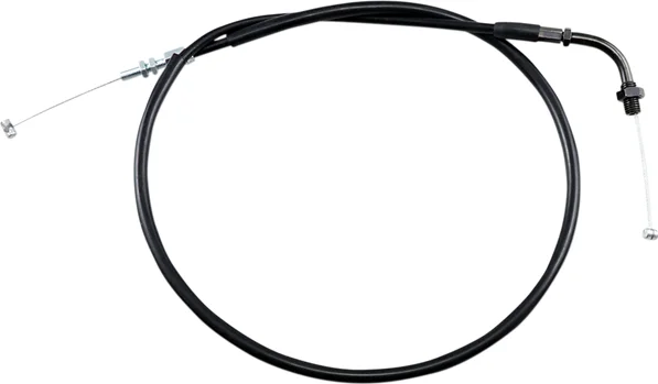 Cablu de accelerație din vinil negru, model standard negru, 1, nordicamoto.ro