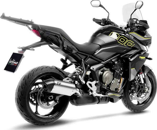 Tobă de eșapament LeoVince LV-14 Titanium Slip-On pentru Triumph Tiger Sport 800, 2, nordicamoto.ro