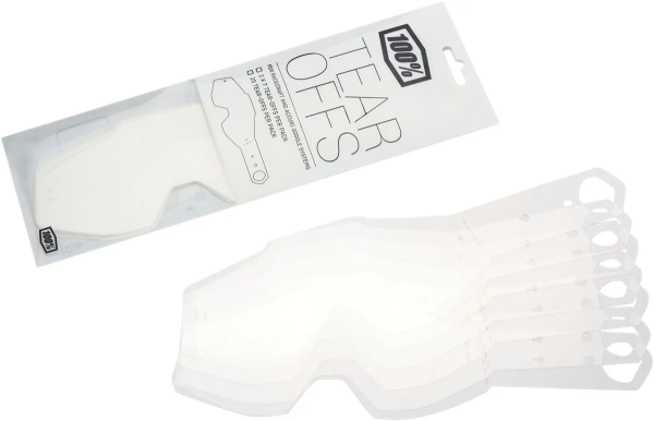 Tear-offs Ochelari 100% Racecraft/Accuri/Strata Clear