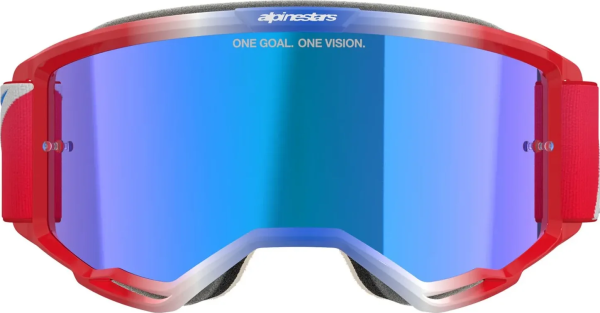 Ochelari Alpinestars Vision 5 Corp Red / Mirror-Blue-0