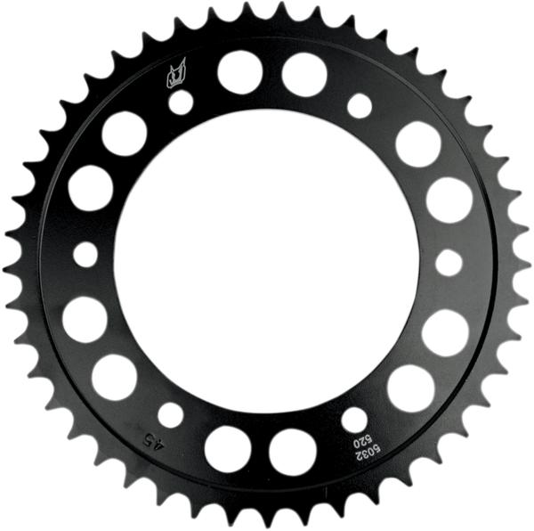 Lightweight Steel Sprocket Black, Zinc, 1, nordicamoto.ro