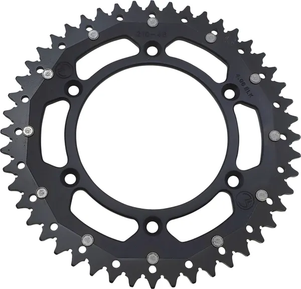 MOOSE RACING Dual Sprocket Black, 2, nordicamoto.ro