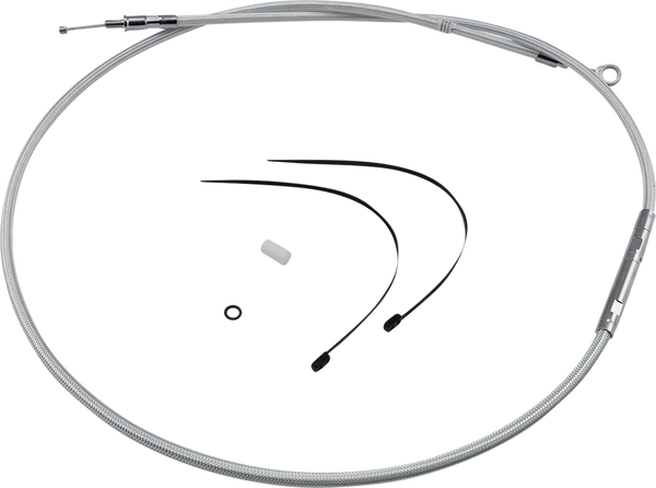 High-efficiency Braided Sterling Chromite Ii® Clutch Cable Silver, 1, nordicamoto.ro