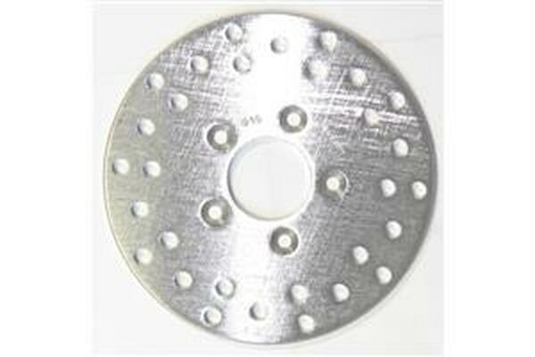 Round D-series Scooter Brake Rotor Silver, Stainless Steel, 1, nordicamoto.ro