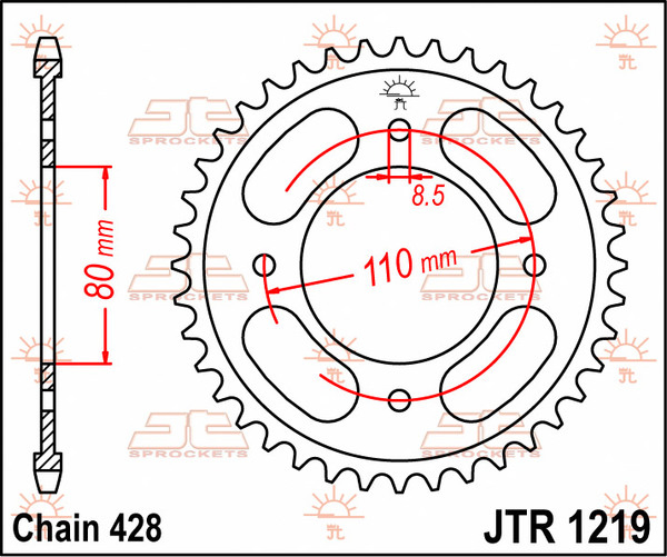 Rear Sprocket Natural-2
