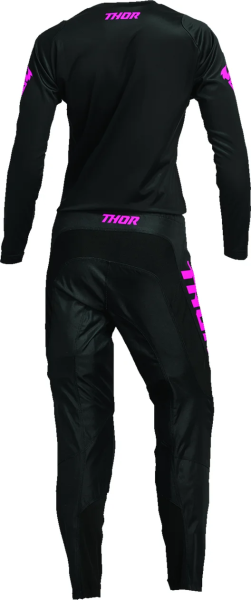 Tricou Dama Thor Sector Minimal Black/Fluo Pink L, 5, nordicamoto.ro
