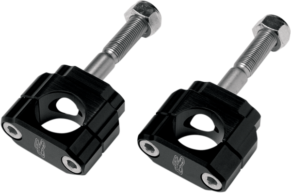Rubber-mounted Handlebar Clamp Black, 1, nordicamoto.ro