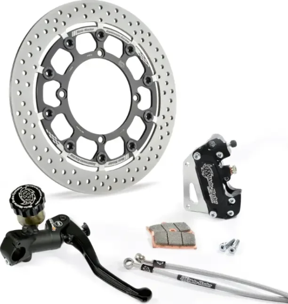 Set de curse Supermoto negru-oțel inoxidabil, 1, nordicamoto.ro