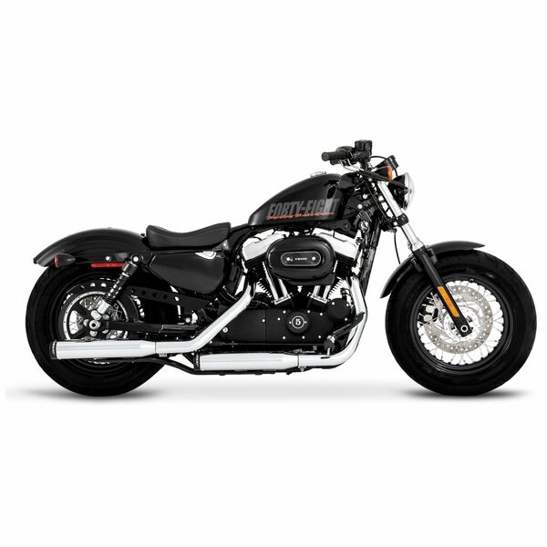Muffler Slip-on 3(r) Duals For Sportsters Chrome, 1, nordicamoto.ro