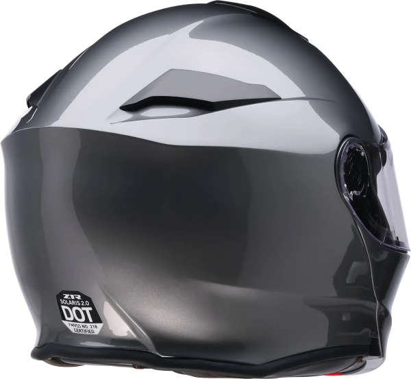 Casca Flip-Up Z1R Solaris 2.0 Solid Argintiu Inchis XS-5