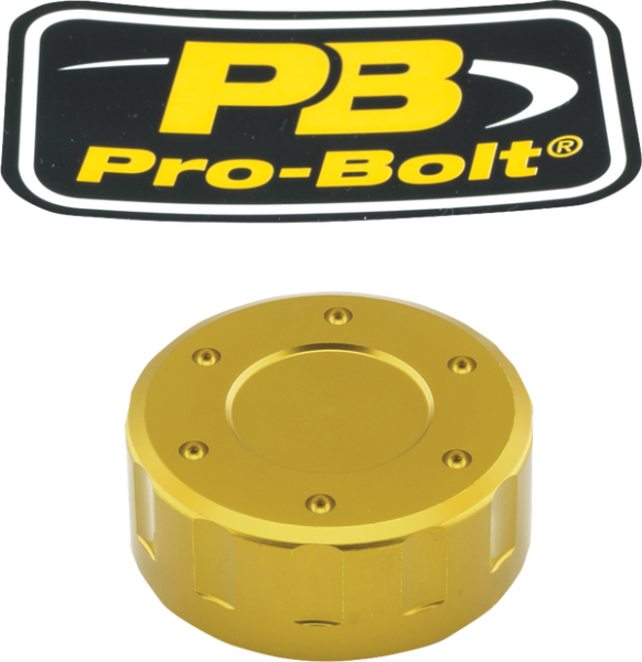 Clutch Aluminium Reservoir Cap Gold, 1, nordicamoto.ro