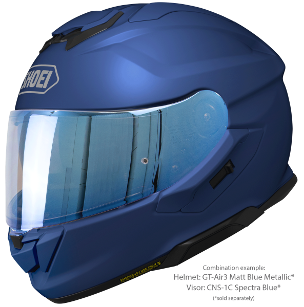 Casca integrala SHOEI GT-AIR3 Albastru mat metalic XXL-6