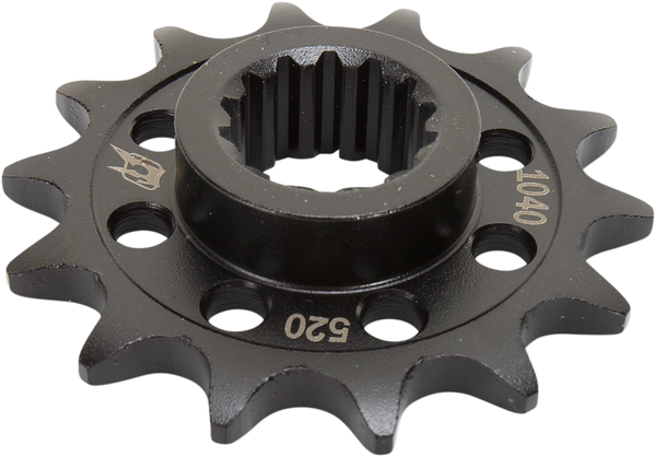 Lightweight Steel Sprocket Black, Zinc, 1, nordicamoto.ro