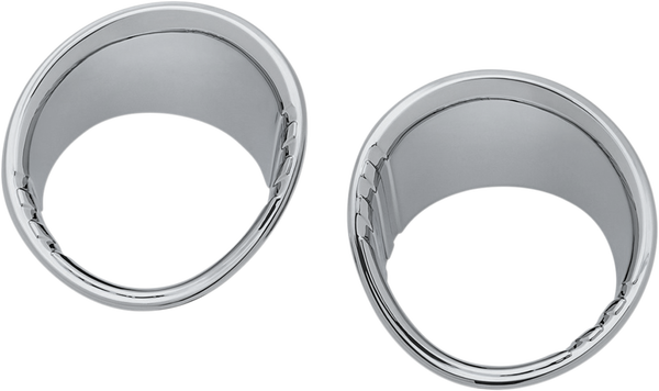 Tri-line Fuel And Voltage Gauge Bezels Chrome, 1, nordicamoto.ro
