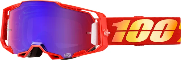 Ochelari 100% Armega Red ONE SIZE, 2, nordicamoto.ro