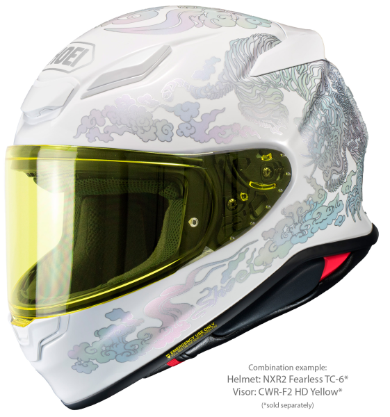 Casca integrala SHOEI NXR2 FEARLESS TC-6 Alb XXL-2