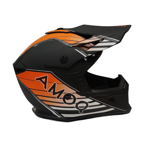 AMOQ Meteor V2 Helmet Axis Black/orange XS-2