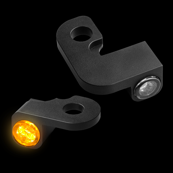 Nano Series Handlebar Turn Signals Black, 2, nordicamoto.ro