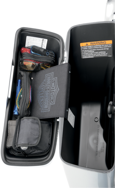 Saddlebag Lid Organizer Set Black, 1, nordicamoto.ro