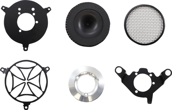 Air Cleaner Kit Black, 2, nordicamoto.ro