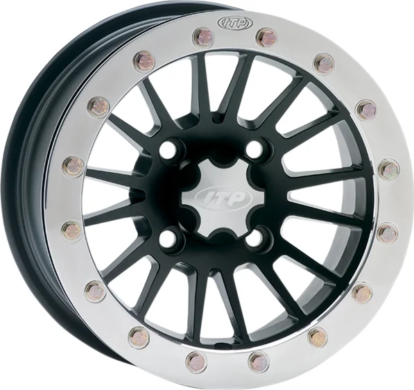 Wheel Severe Duty Beadlock 15x7 Bolt Pattern 4-115 Offset 5+2 Black, Silver  15 x 7, 1, nordicamoto.ro