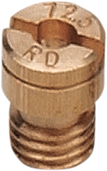 A-bax Precision Keihin-style Slot Head (kj Prefix) Main Jet Brass, 1, nordicamoto.ro