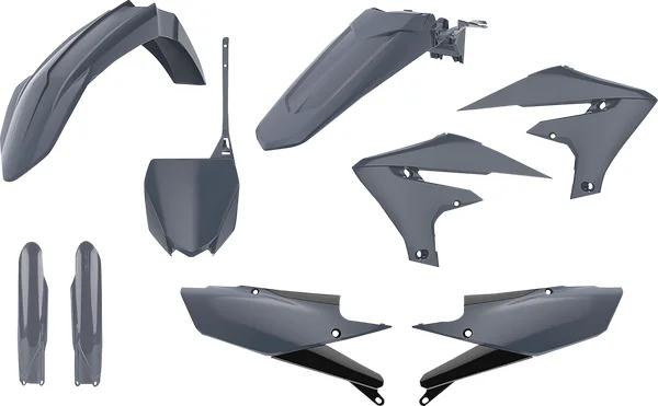 Set de carenaje pentru Yamaha, culoare gri, 2, nordicamoto.ro