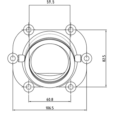 Kimpex Carburator flange Polaris 700/900, 2, nordicamoto.ro