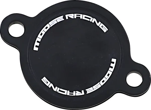 MOOSE RACING Machined Oil Filter Cover Black -0