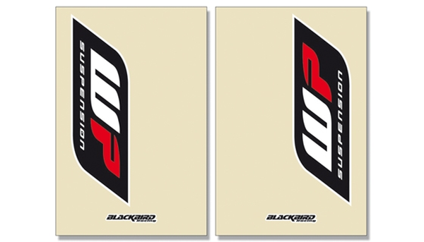 Fork Stickers Black, Red, White, 1, nordicamoto.ro