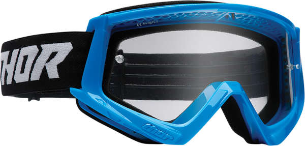 Youth Combat Racer Goggles Blue 
